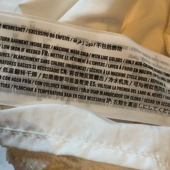 Hollister Lace Shorts Cream lined Size 5 back zipper - Picture 5 of 8